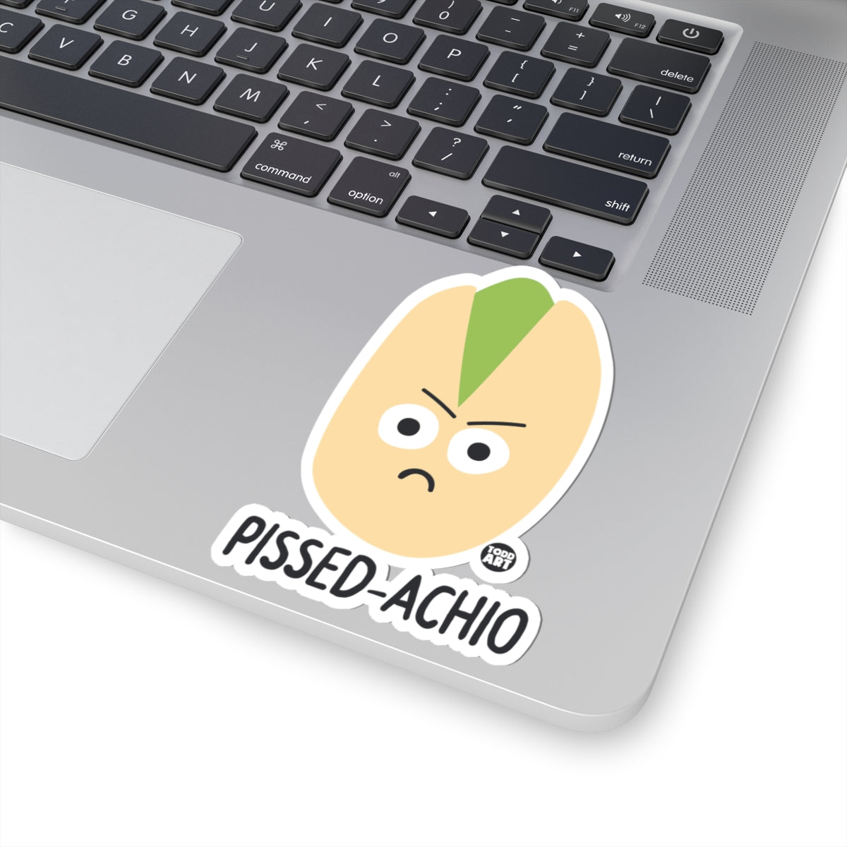 Angry PistachioTodd Art Sticker