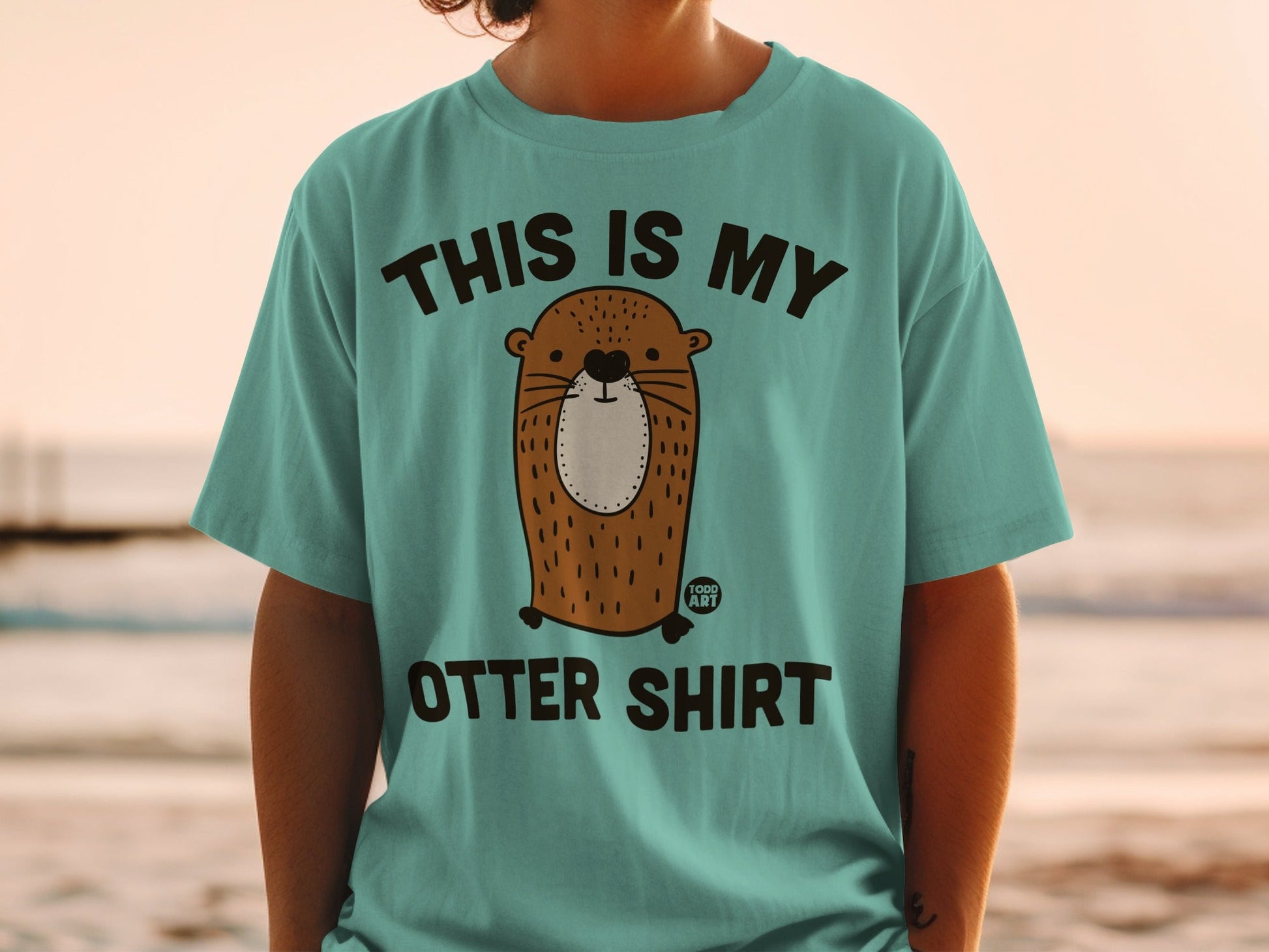 This Is My Otter Shirt Graphic Tee For Casual Wear