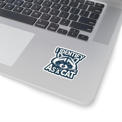 I Identify As A Cat Todd Art Sticker