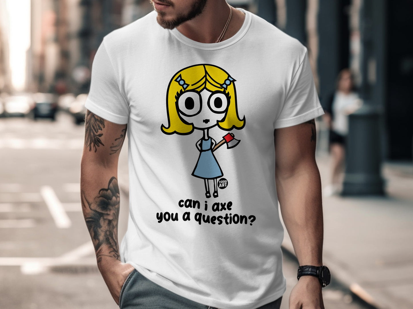 Can I Axe You A Question Graphic T-Shirt