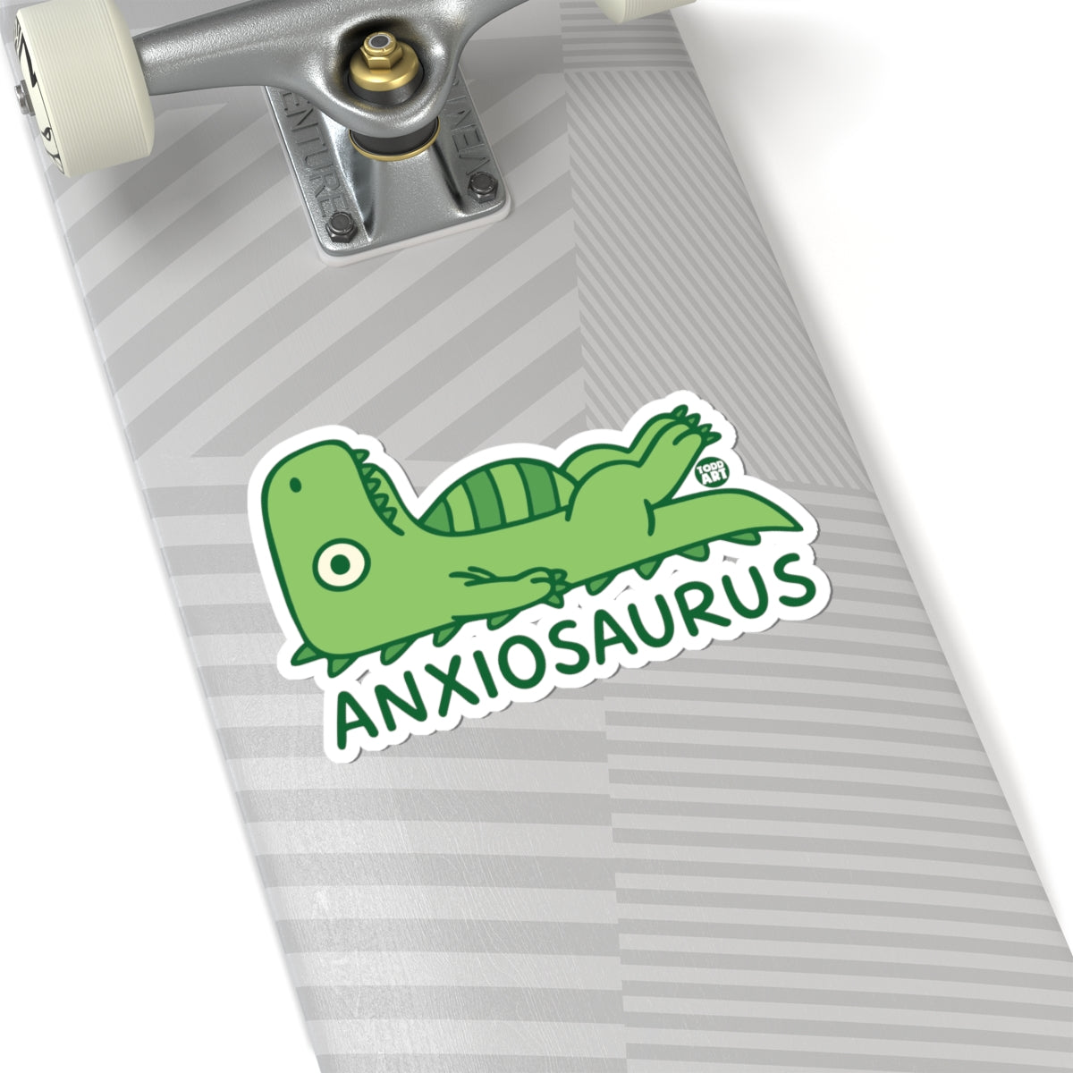 Anxiosaurus Todd Art Sticker
