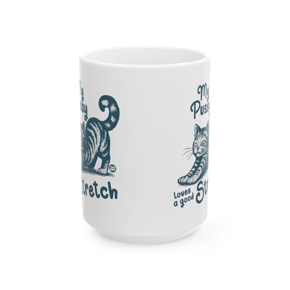 Pussy Stretch Todd Art Mug