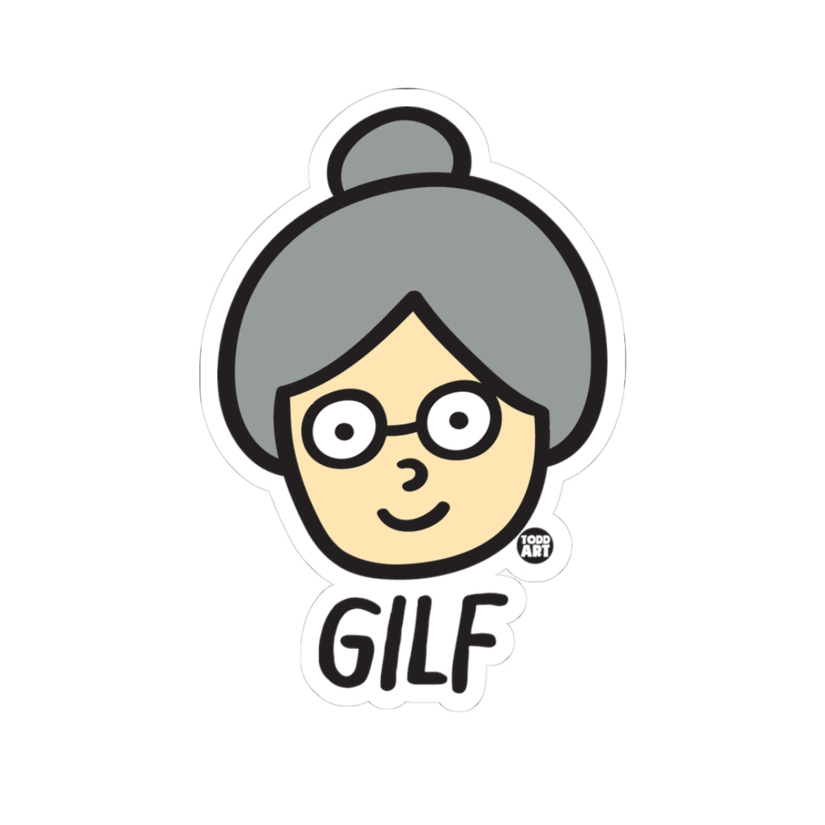 Gilf Todd Art Sticker