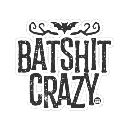 Bat CrazyTodd Art Sticker