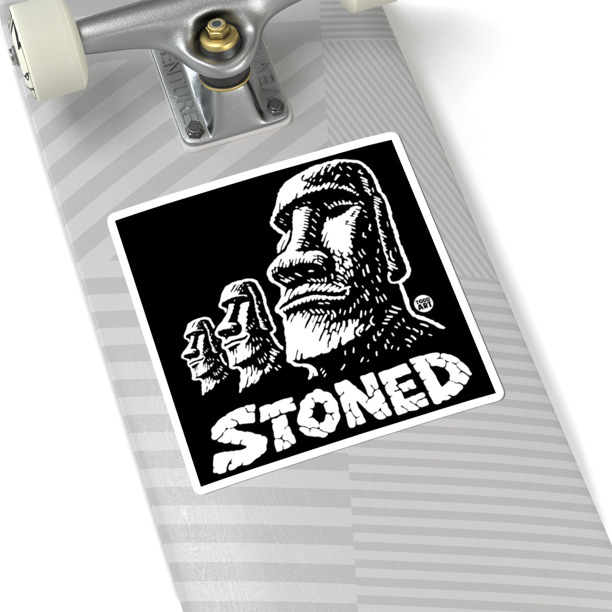 Stoned Todd Art Sticker