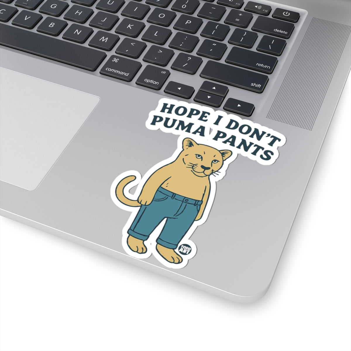 Fashionable FelineTodd Art Sticker