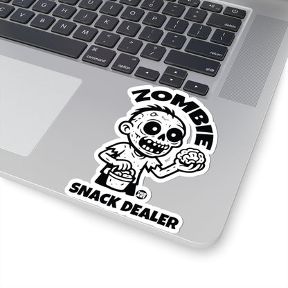 Zombie Snack DealerTodd Art Sticker