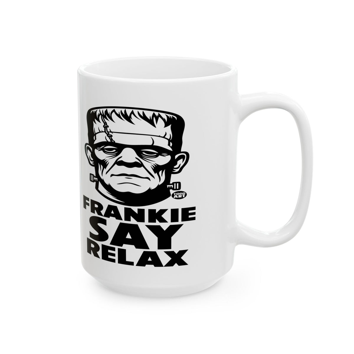 Frankie Say Relax Todd Art Mug