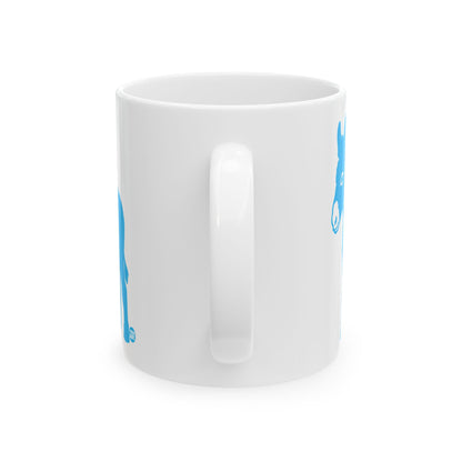 Bright Eyed Donkey Portrait Todd Art Mug