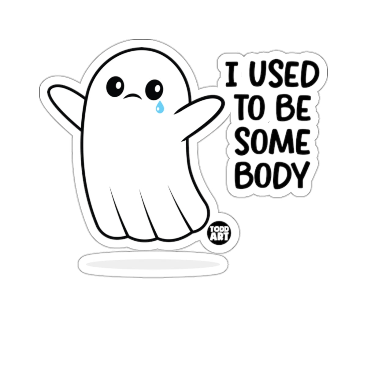 Sad Crying Ghost I USED TO BE SOME BODY 