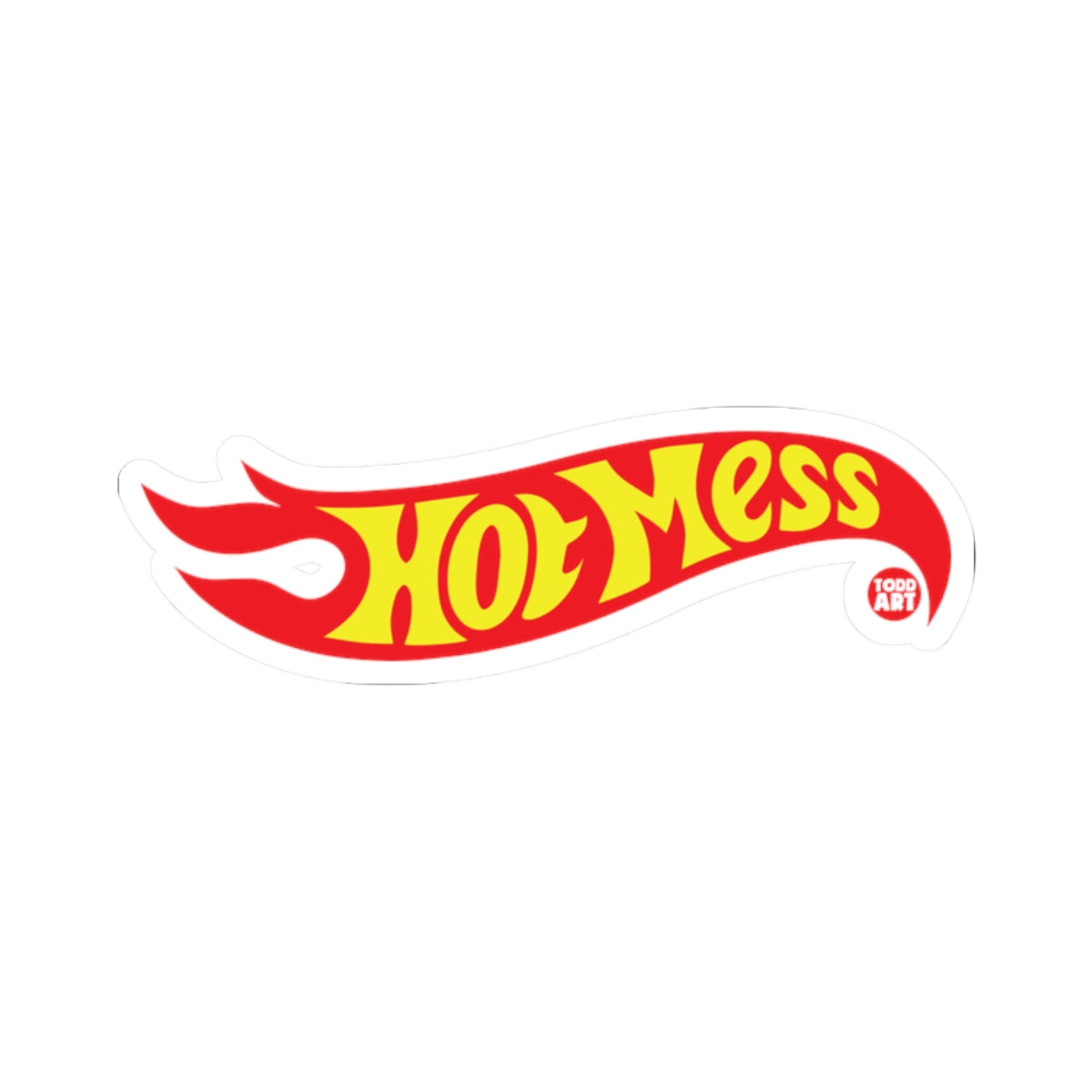 Whoosh Todd Art Sticker