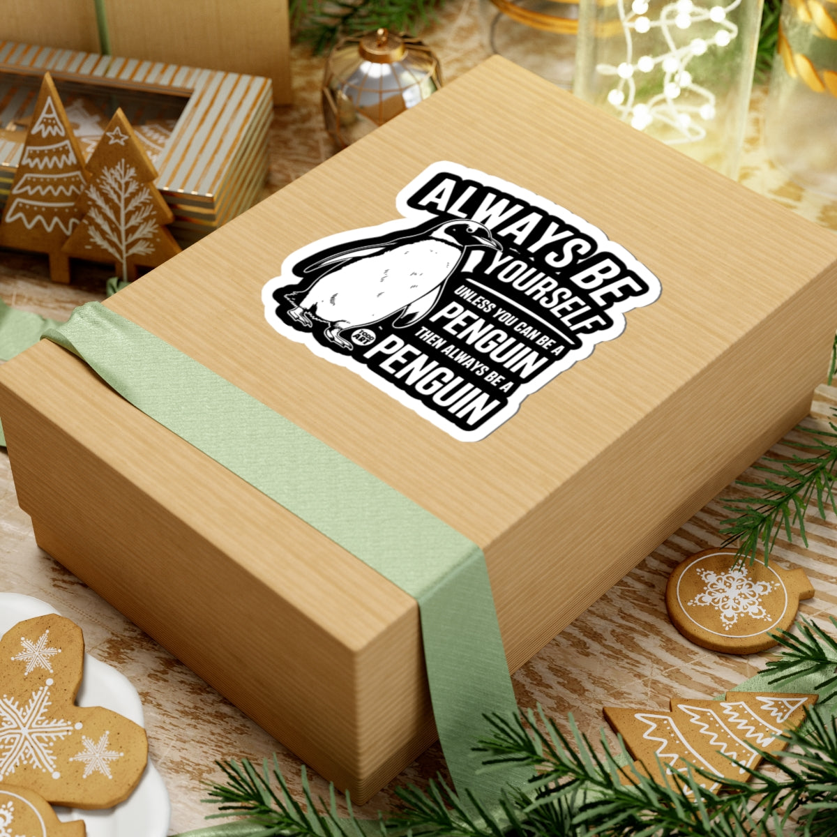 always-be-a-penguin-sticker