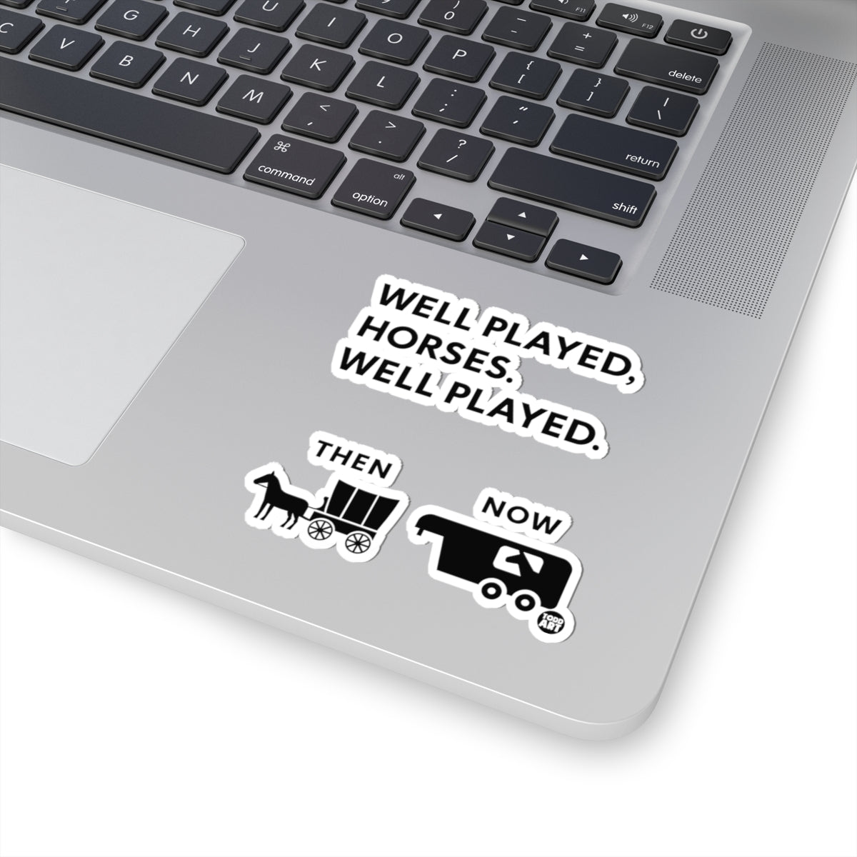 Well Played HorsesTodd Art Sticker