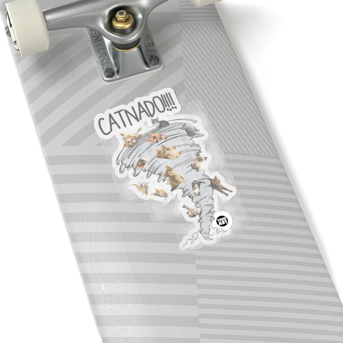 Catnado Todd Art Sticker