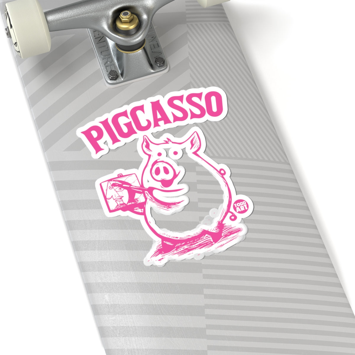 PiggassoTodd Art Sticker