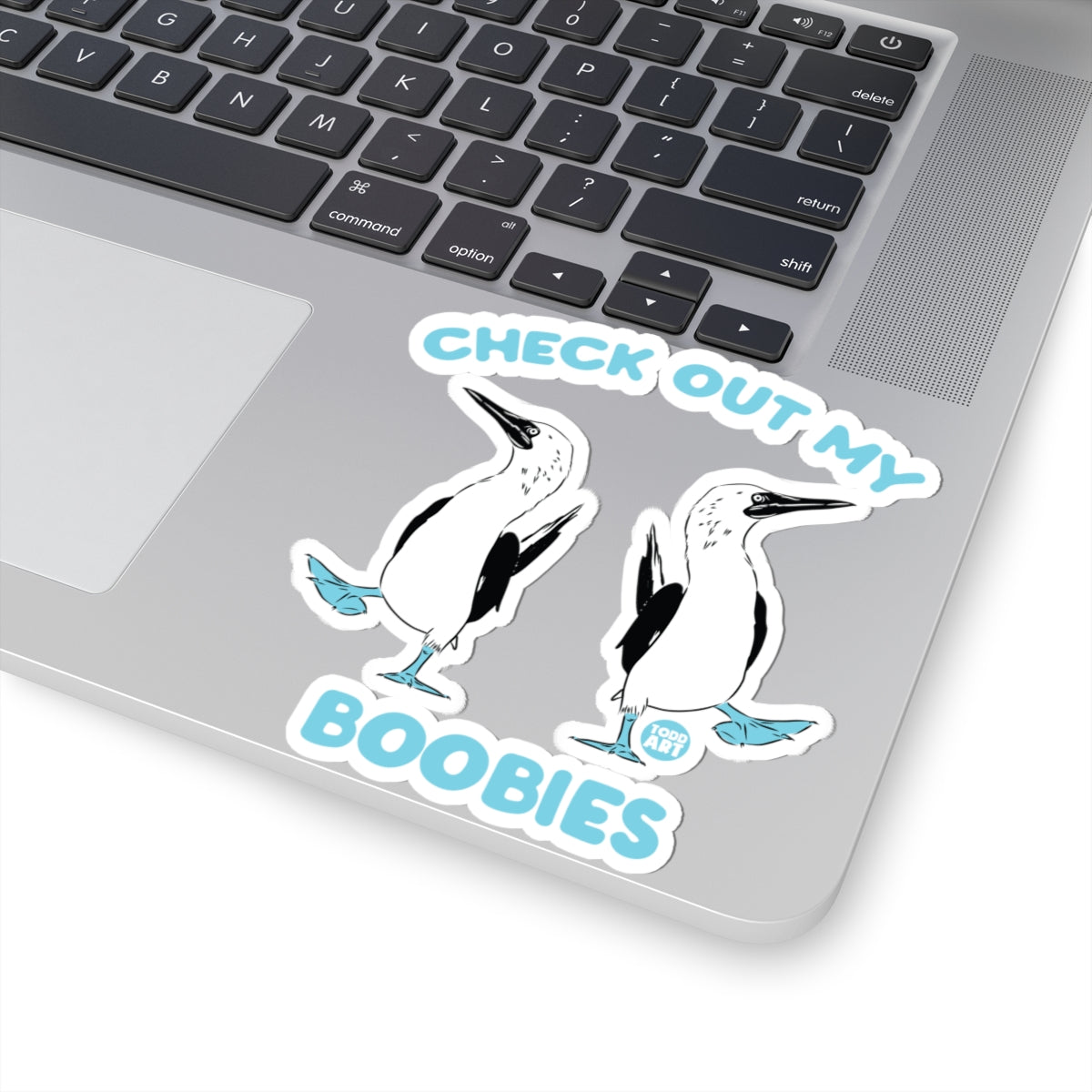 Boobies Todd Art Sticker