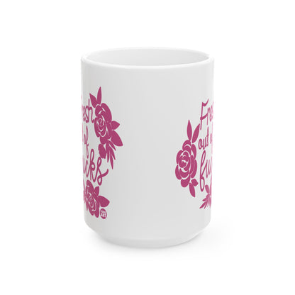 Floral Fancy Todd Art Mug