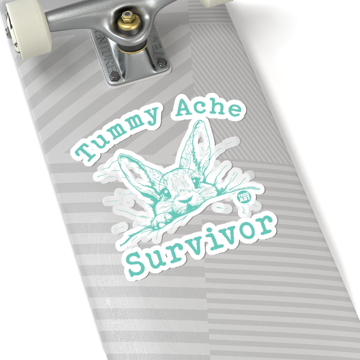 Tummy Ache SurvivorTodd Art Sticker