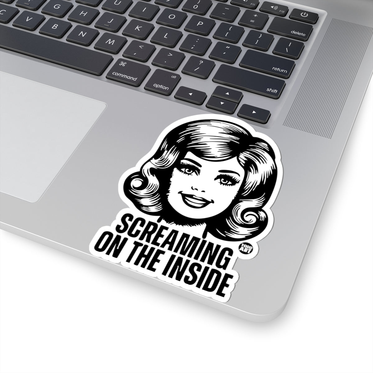 Silent Suffering Todd Art Sticker