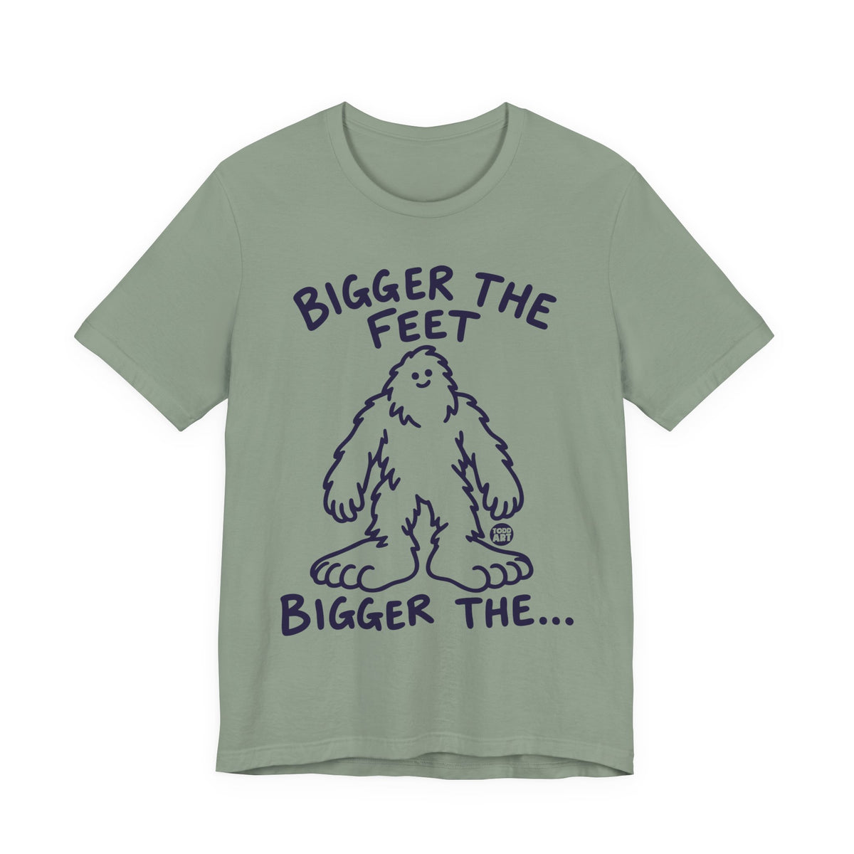 bigger the feet