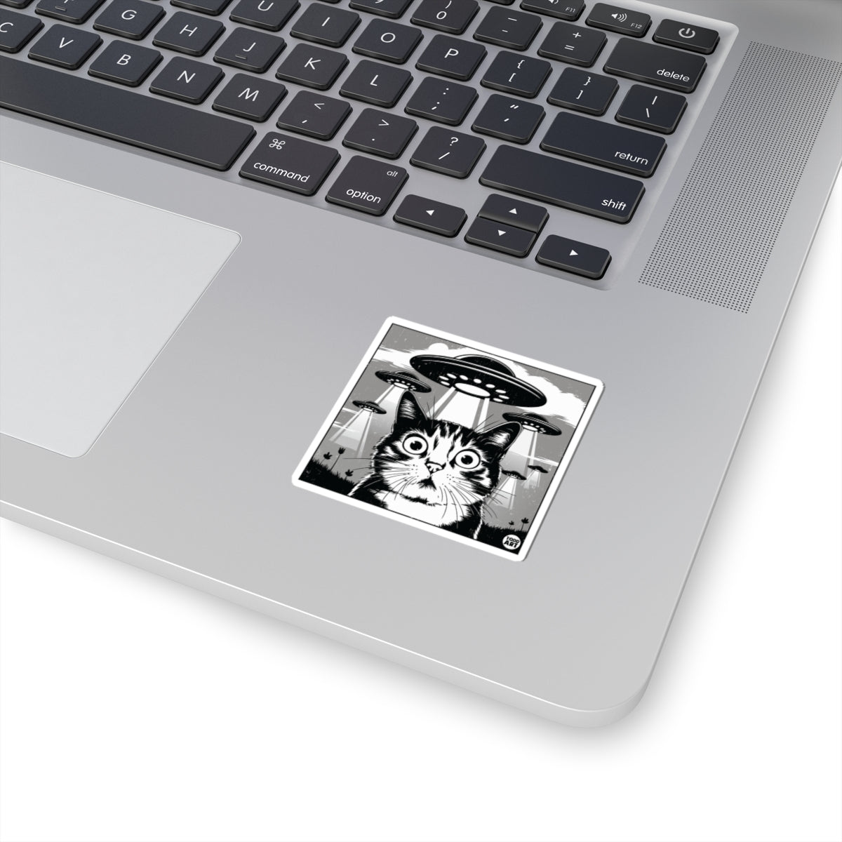 Cat AbductionTodd Art Sticker