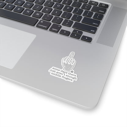 Middle FingerTodd Art Sticker