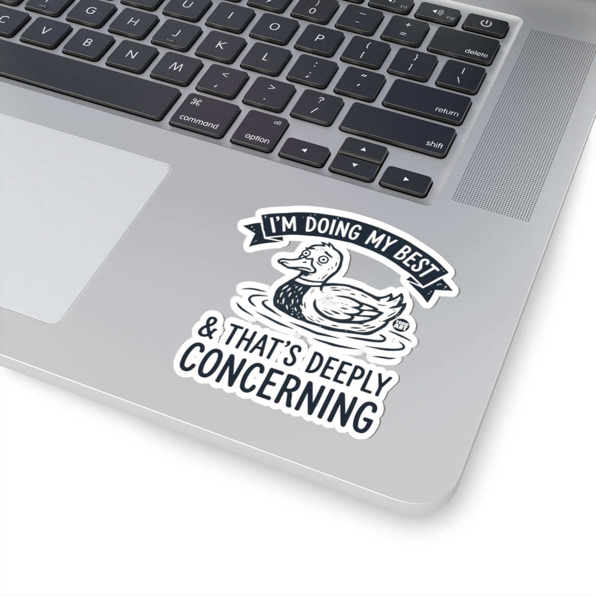 Anxious DuckTodd Art Sticker