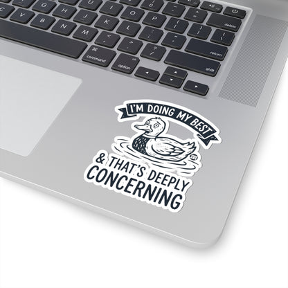 Anxious DuckTodd Art Sticker