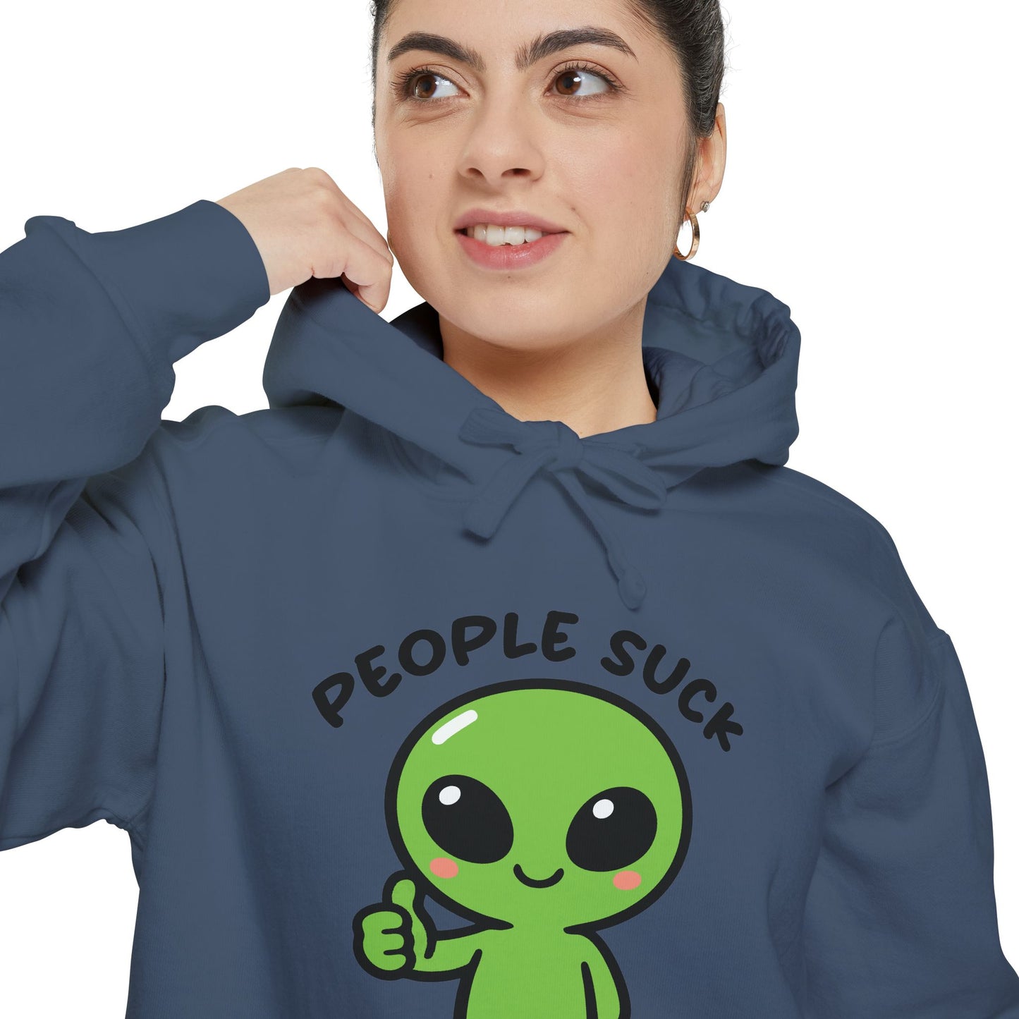 "People Suck"  Alien Hoodie