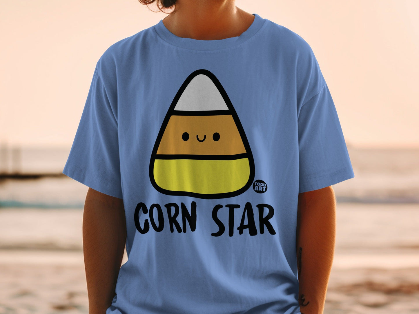 Corn Star Cute Candy Corn Graphic Shirt