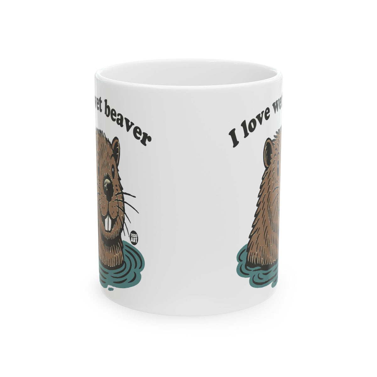 Beaver bliss Todd Art Mug
