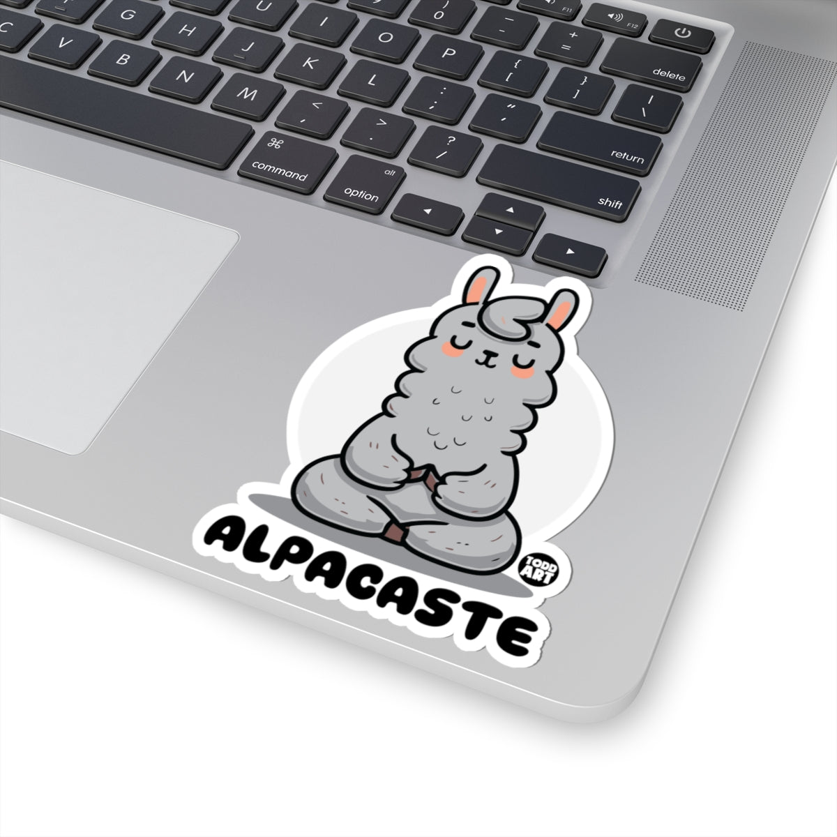 Llama MeditationTodd Art Sticker