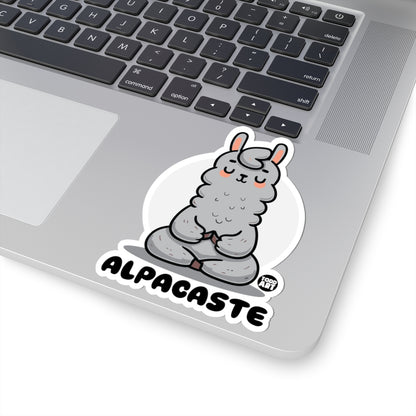 Llama MeditationTodd Art Sticker