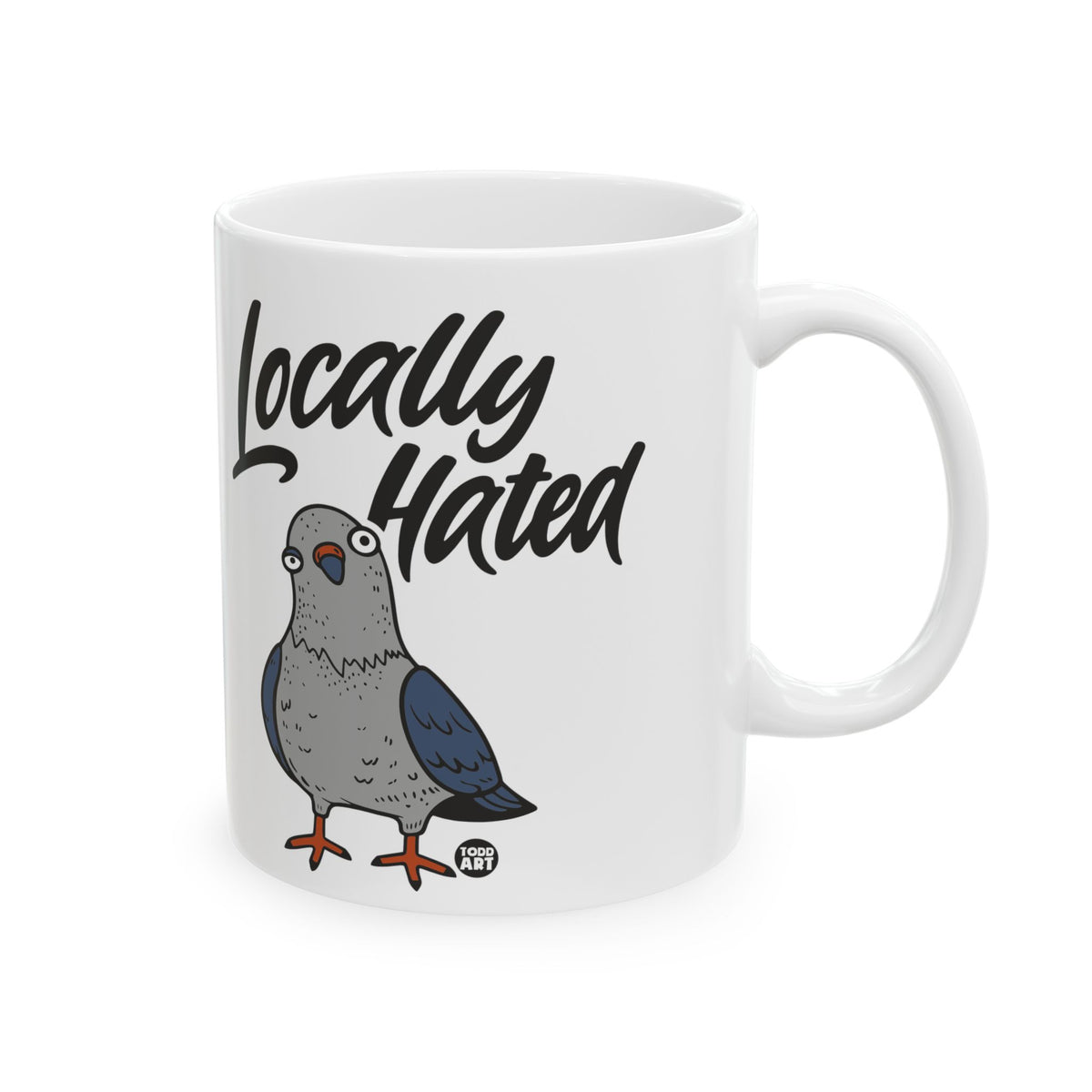 Misunderstood Bird Todd Art Mug