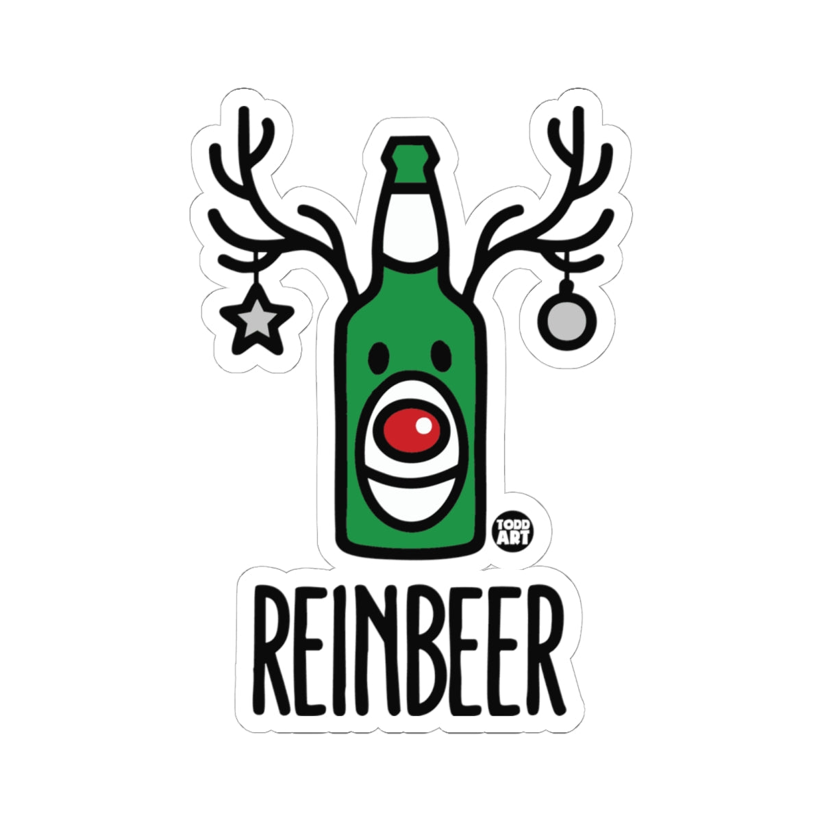 Reinbeer Todd Art Sticker