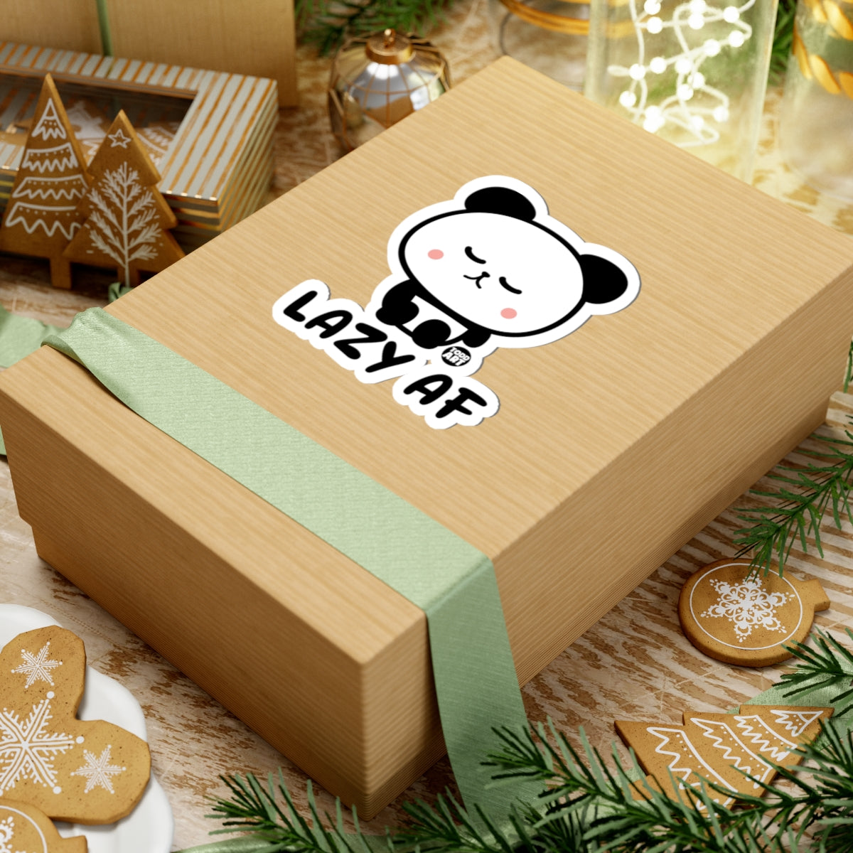 Lazy BearTodd Art Sticker
