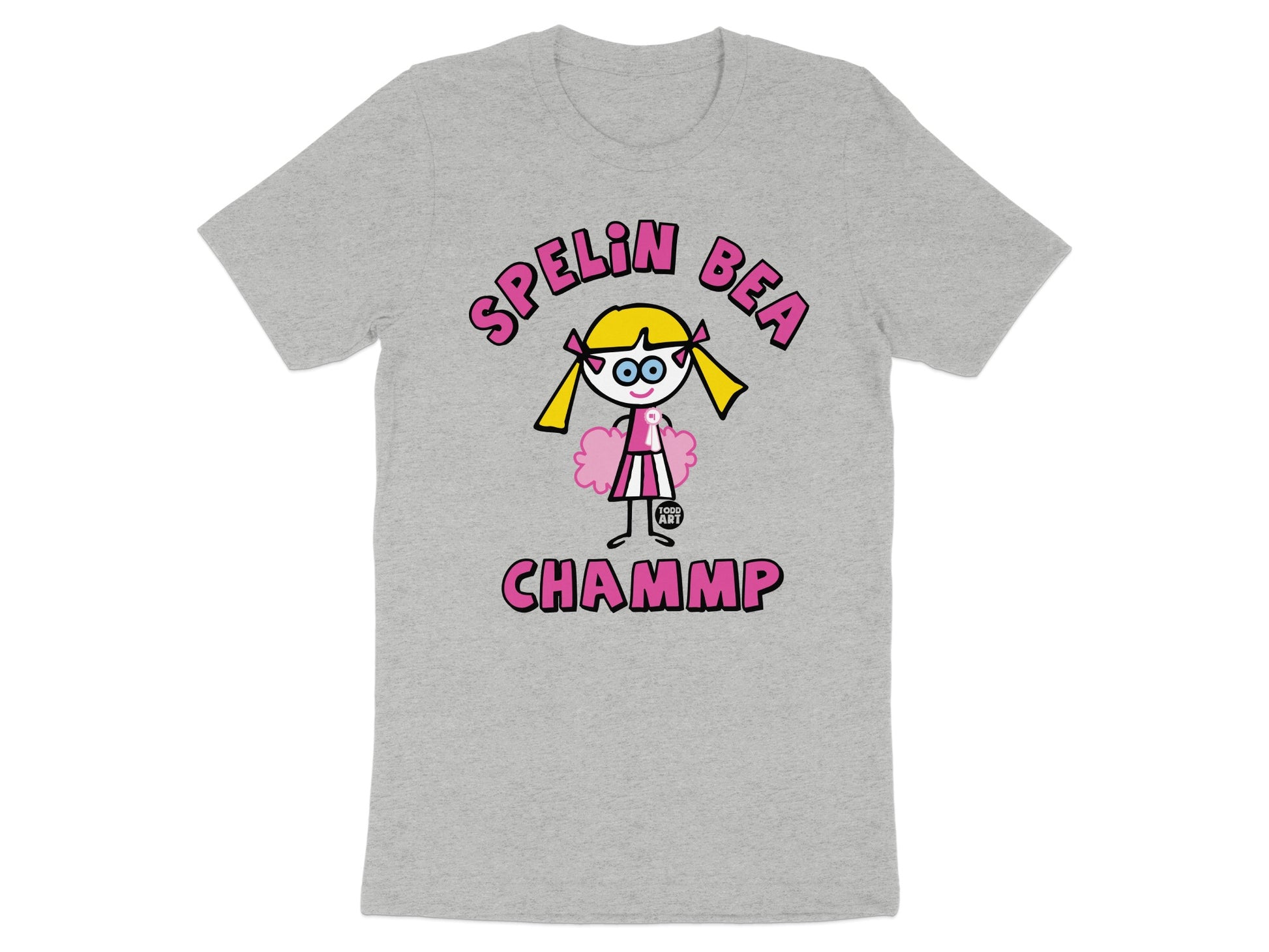 Fun Spelin Bea Chammp Graphic T Shirt