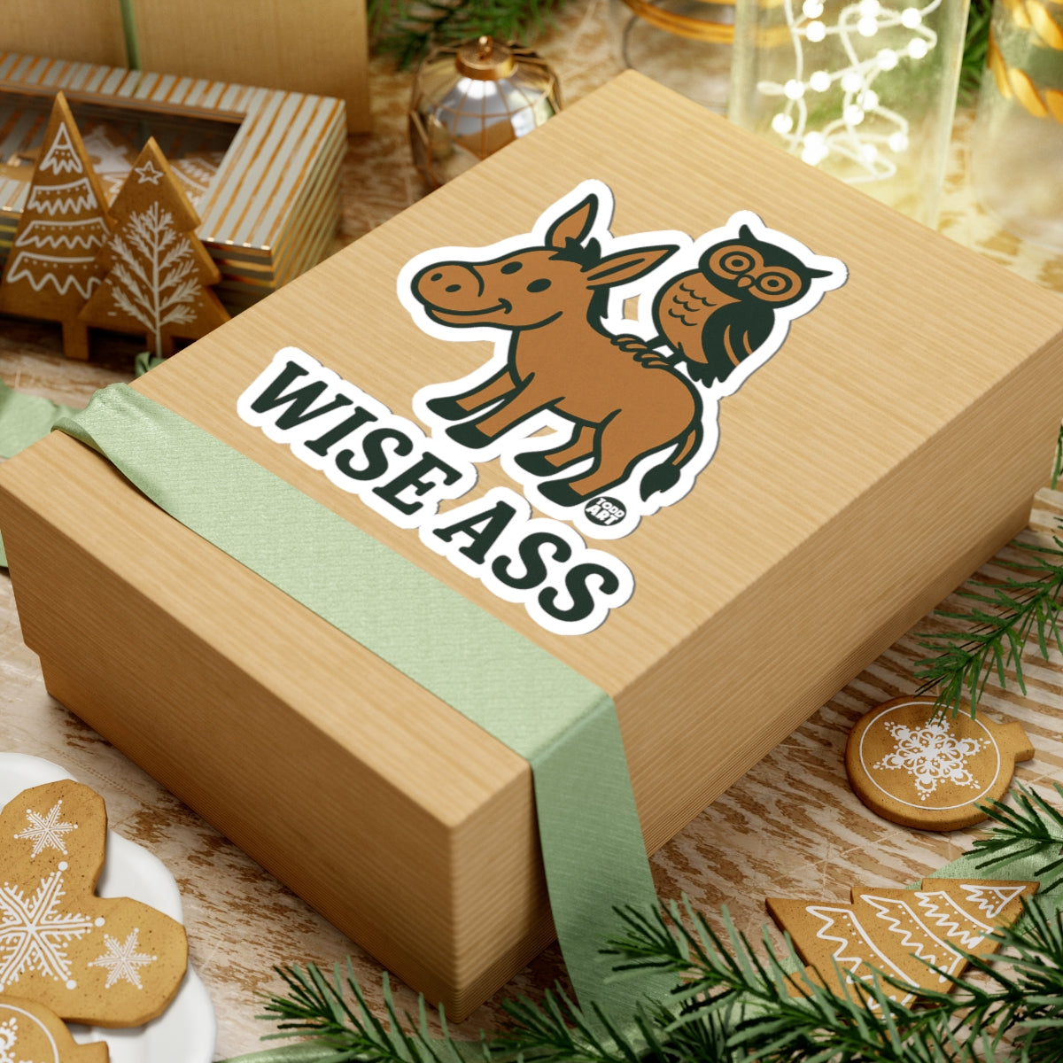 Wise AssTodd Art Sticker