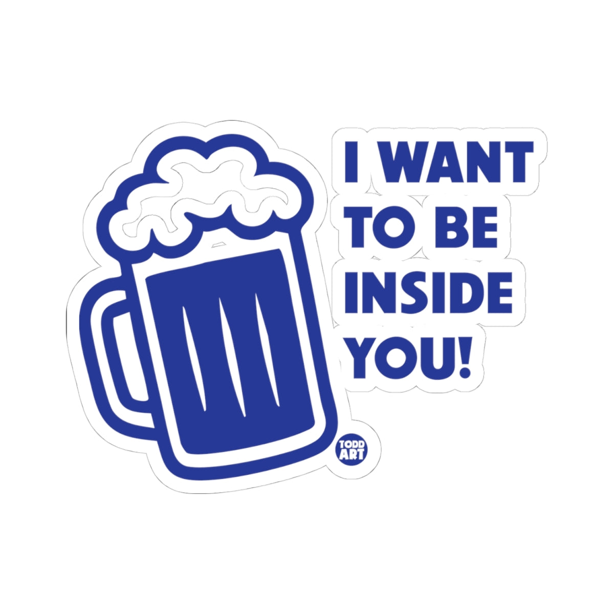 Inside MeTodd Art Sticker