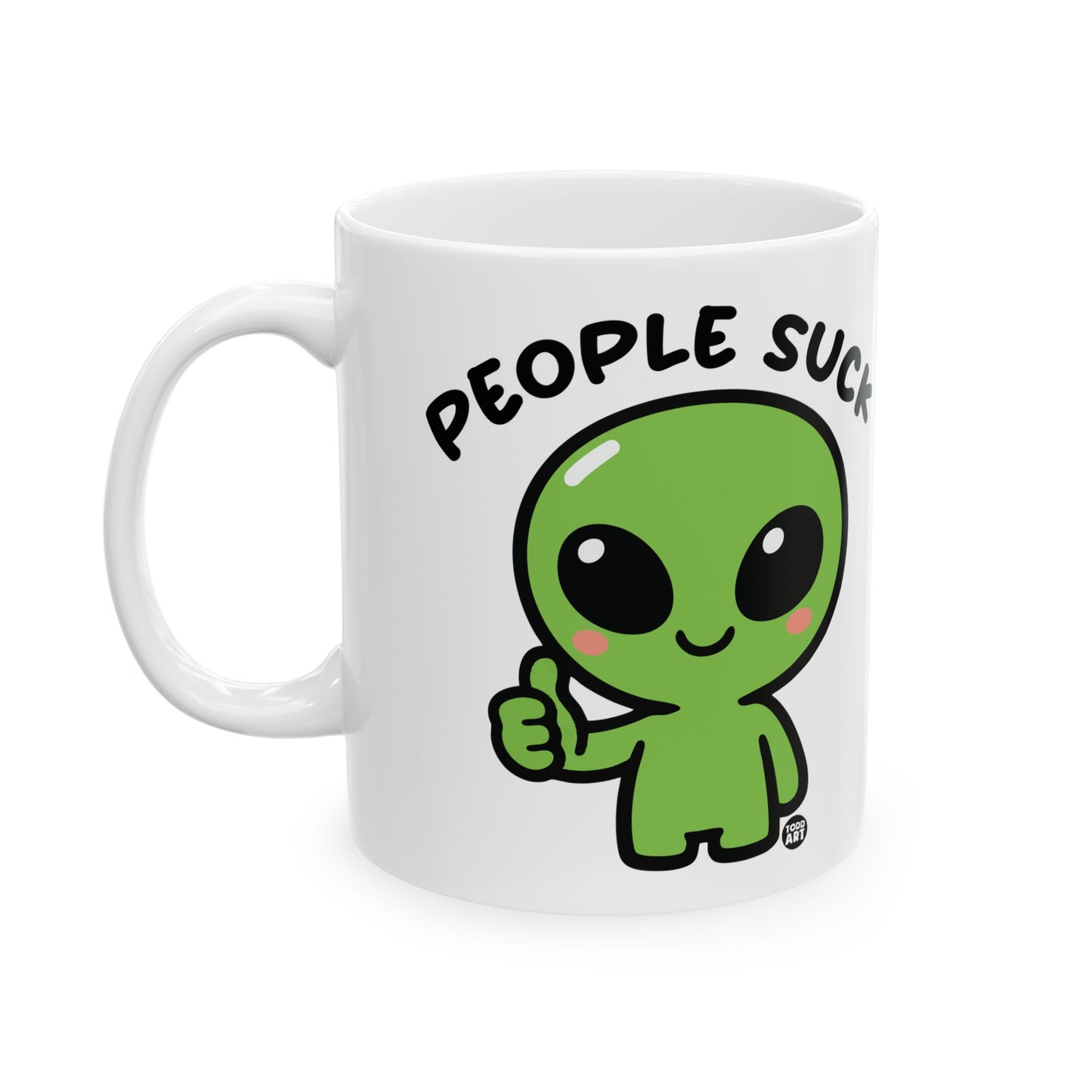 People Suck Alien Mug