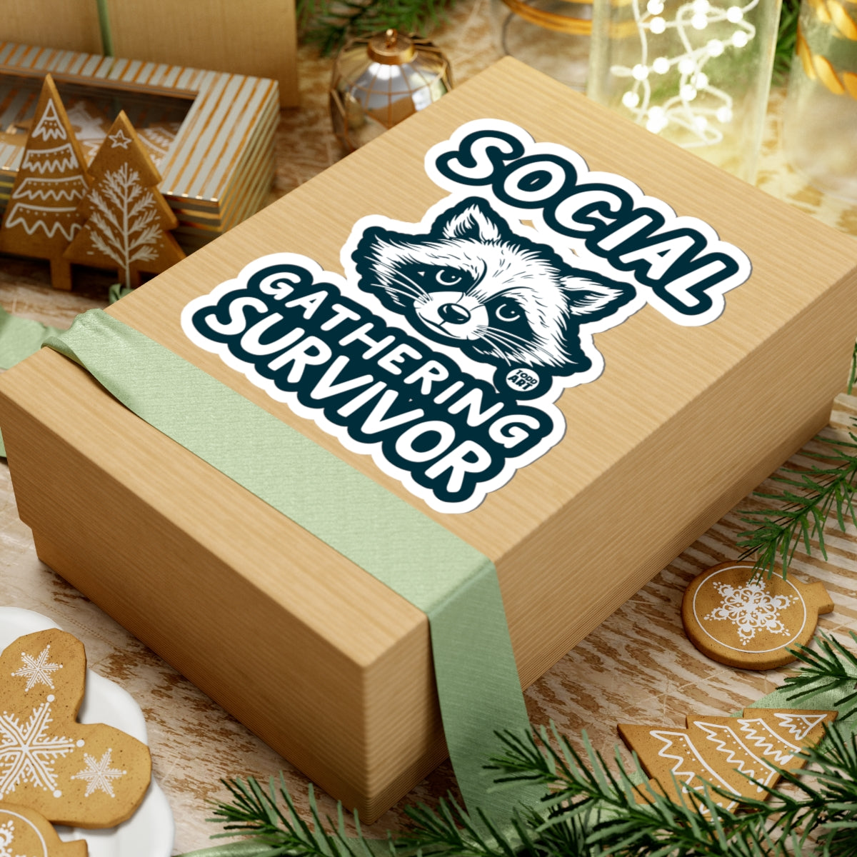 Social Gathering Survivor Todd Art Sticker