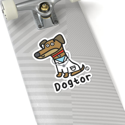 Dogtor Todd Art Sticker