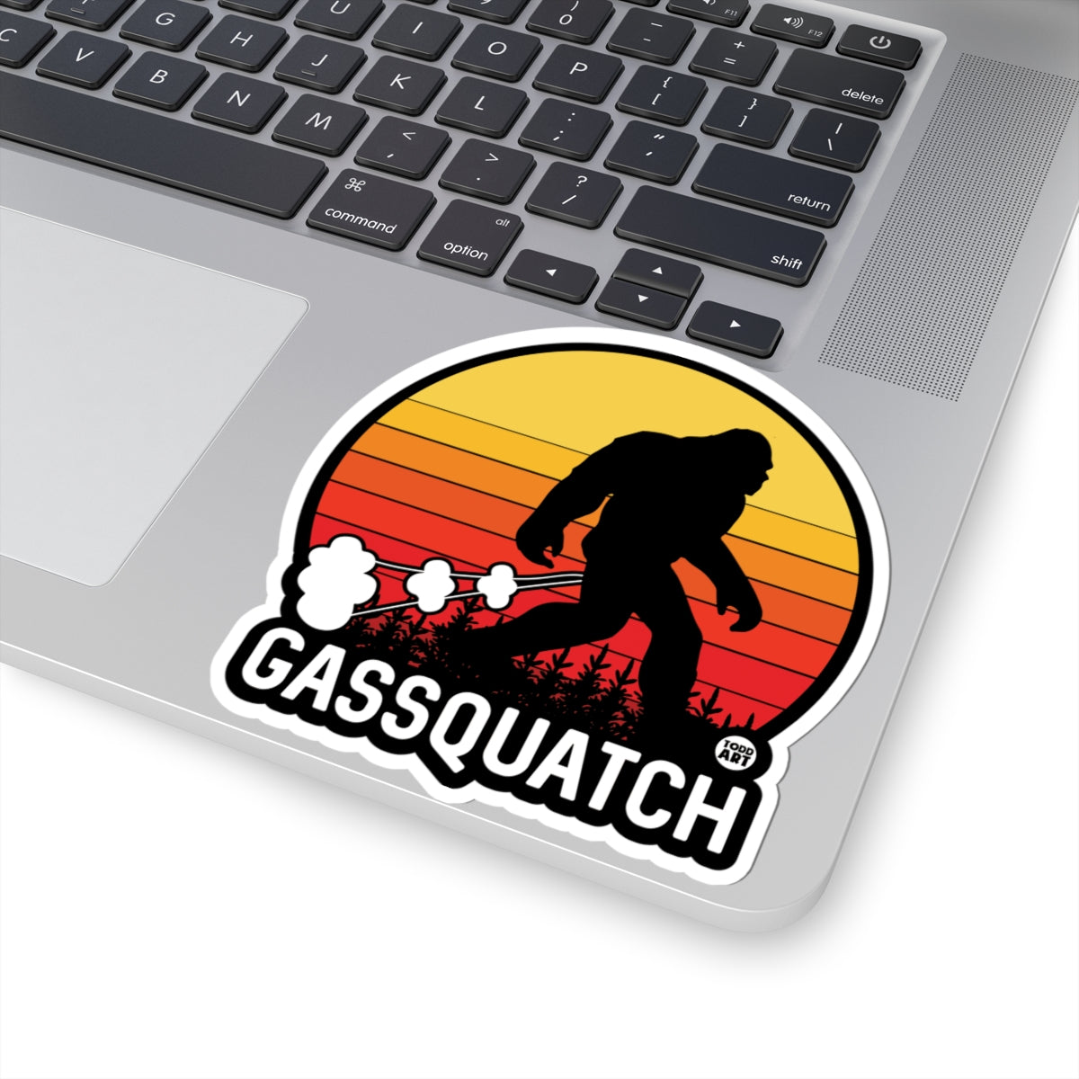 Gasquatch Todd Art Sticker