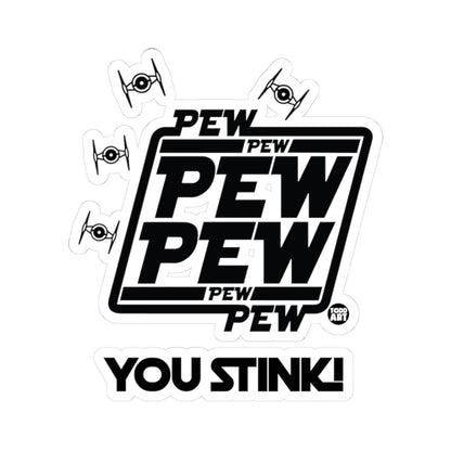 Pew Pew PewTodd Art Sticker