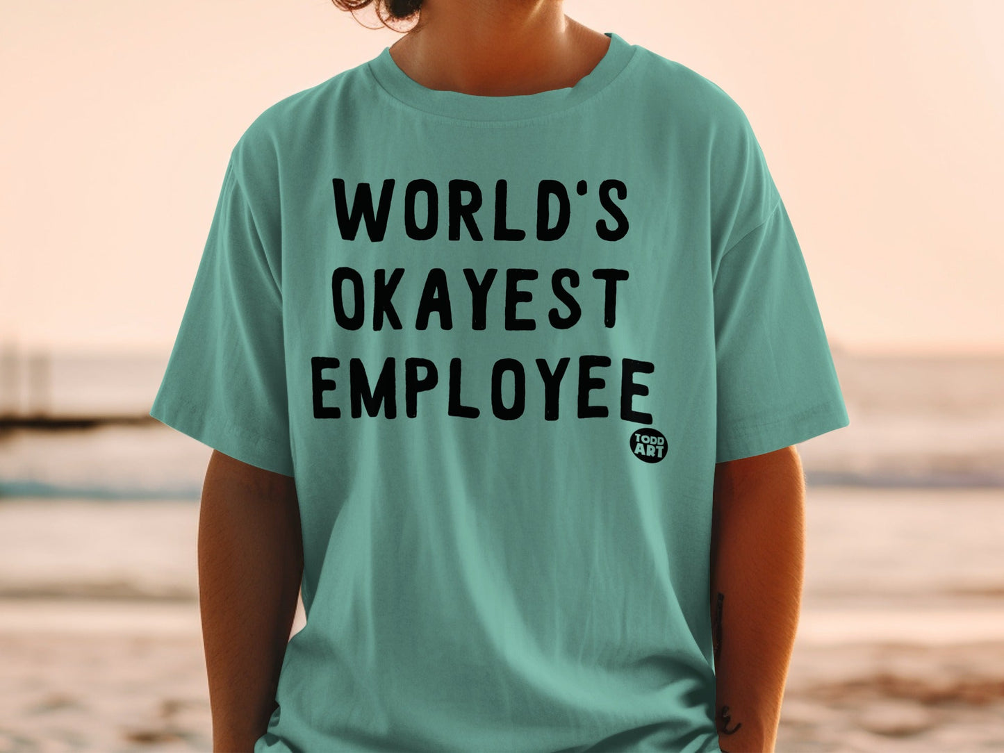 World's Okayest Employee T-Shirt Funny Gift