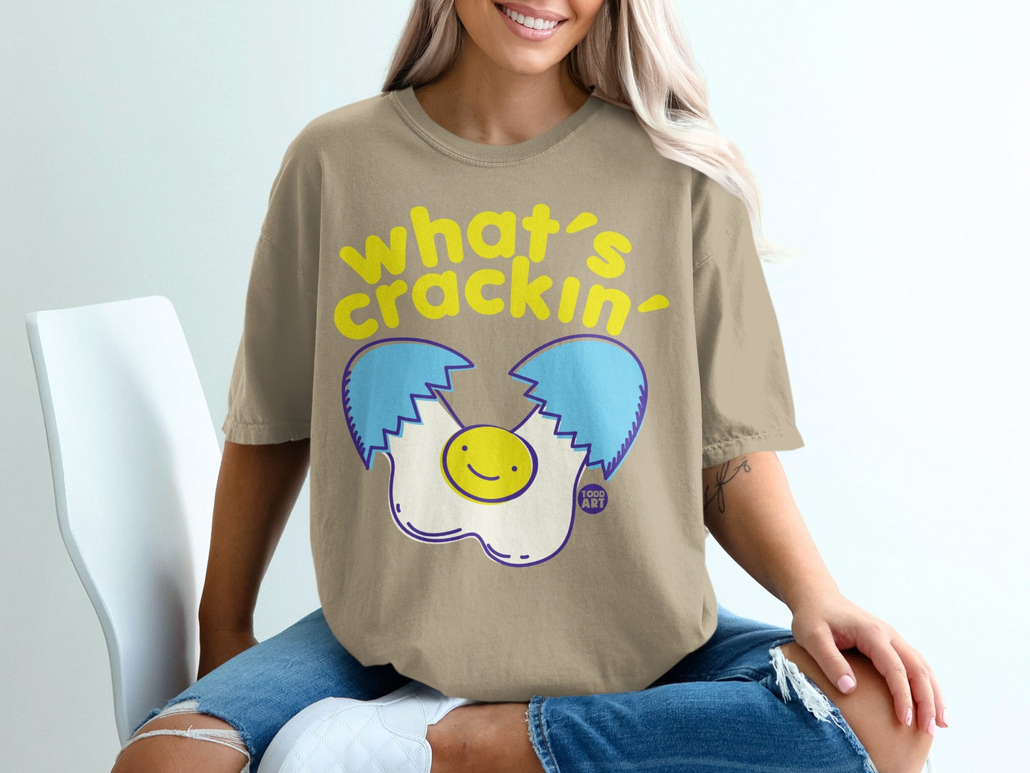 What's Crackin' Egg Graphic Unisex T-Shirt