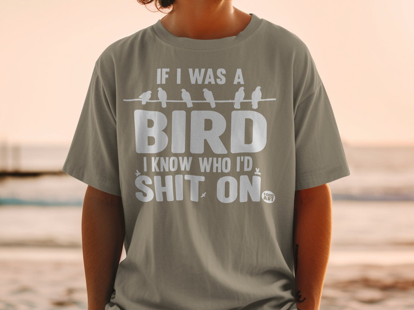 If I Was A Bird I Know Who I'd Shit On T-Shirt