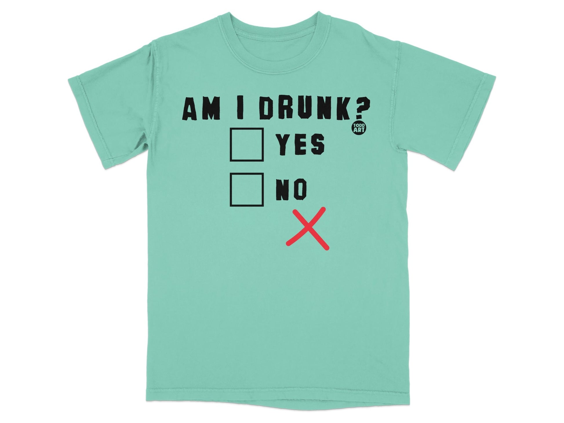 Am I Drunk Yes No Funny Graphic Tee Shirt Product