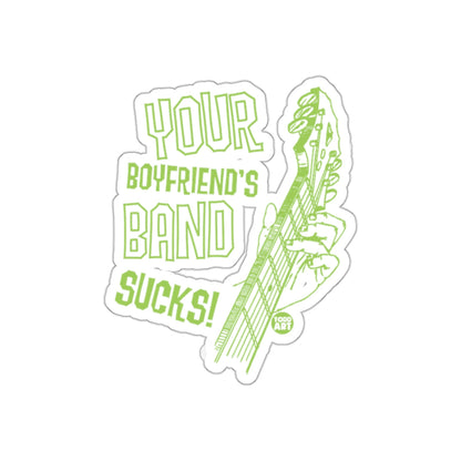 Your Boyfriend's Band Sucks Guitar Art by Todd Art sticker