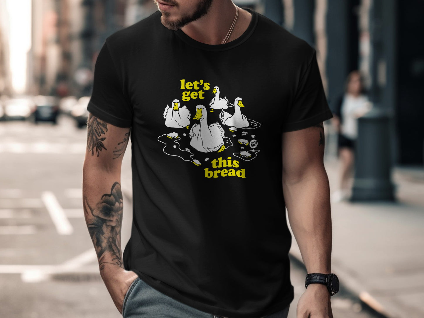 Let's Get This Bread Duck Graphic T-Shirt